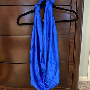 Ramy Brook "Harriet" silk blouse in Royal Blue